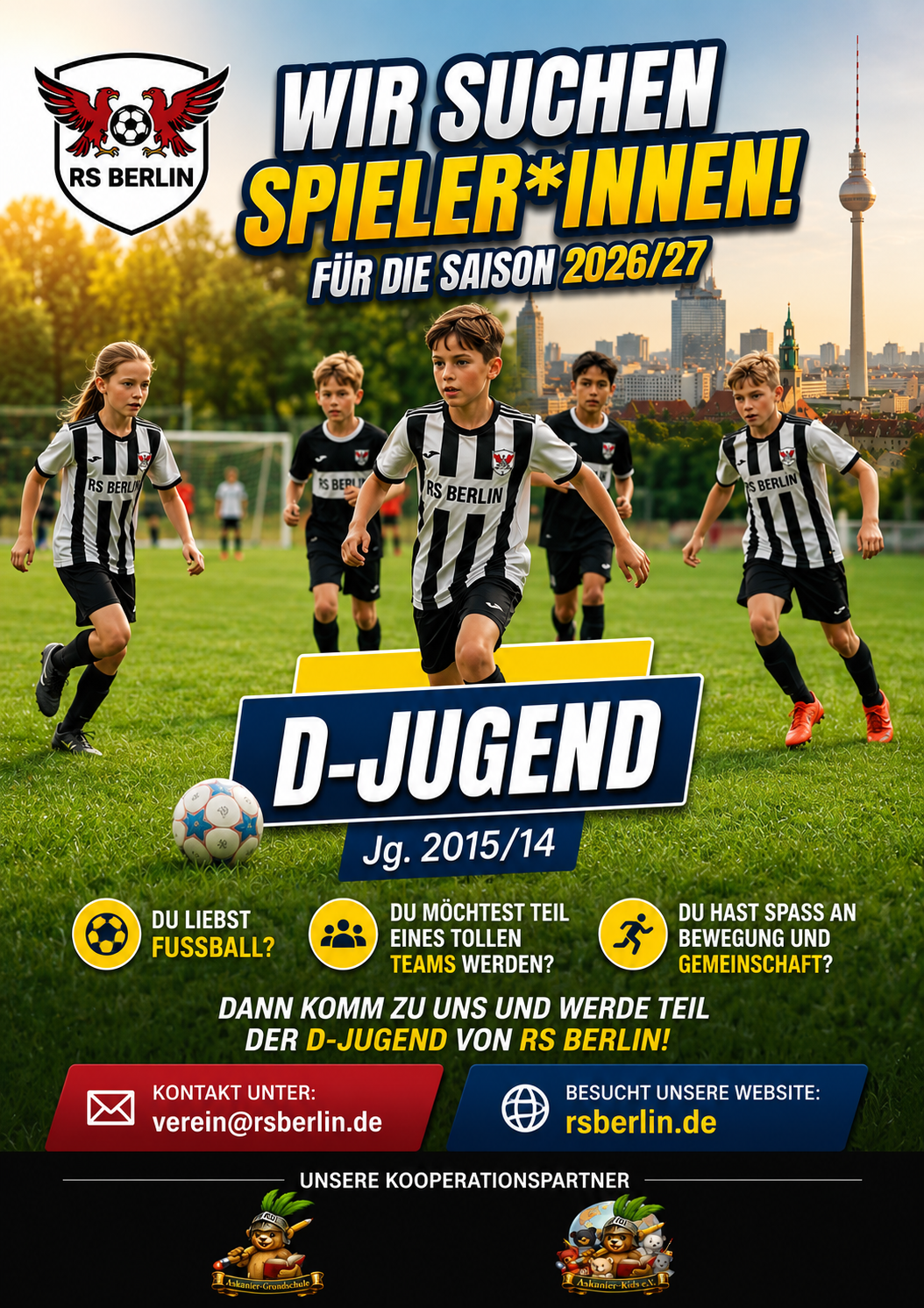 RasenSport Berlin – Wir suchen Dich